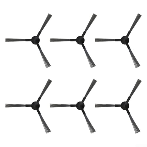 Aetluxery Cepillos laterales de repuesto para robot aspirador Vozascly R10 con mapeo, paquete de 6 piezas, plástico + cepillos de limpieza de esquinas de nailon para Thorough Ed