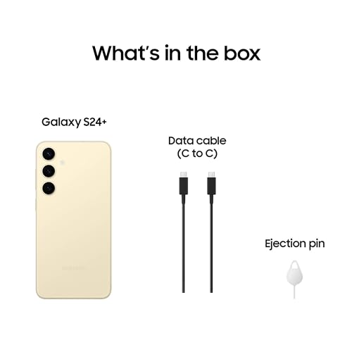 Image of Samsung Galaxy S24+, 256GB, Amber Yellow - Unlocked (Renewed)