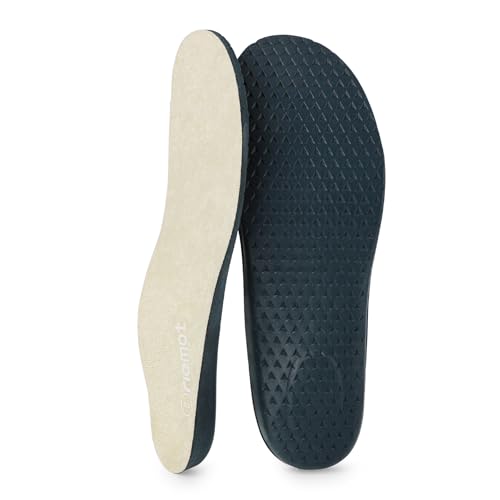 Image of riemot Sockless Terry Cloth Insoles for Women Beige US6 / EU37 | Soft terry cloth, barefoot comfort, moisture-wicking feel, light cushioning, trim-to-fit for loafers, slip-ons and flats
