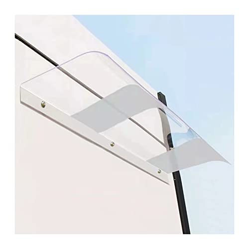 PENGFEI Auvent Marquise De Fenêtre, Extérieur Porte D'entrée Polycarbonate Abri Pluie Neige, Résistant Aux UV Couverture Parasol for Jardin Pergola, Pas Parenthèses