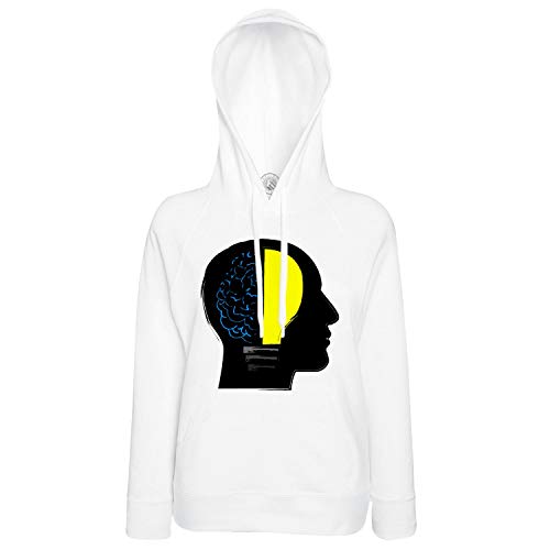 Sweat à capuche idée design cerveau ampoule idéal pour les étudiants