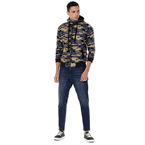 Image of Campus Sutra Cotton Blend Men Standard Length Jacket