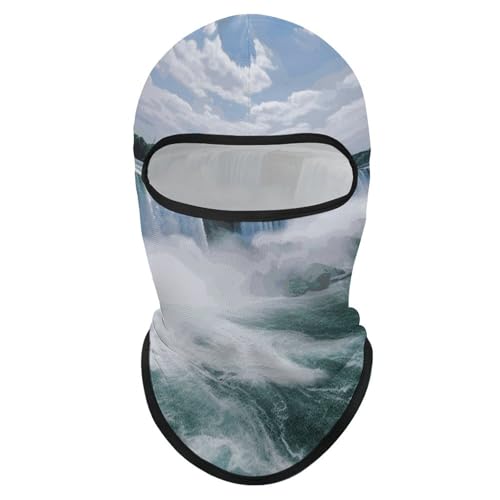 Balaclava Niagara Falls para Hombre y Mujer, Máscara Facial de Protección Solar Respirable con Cubierta Completa de Cabeza para Senderismo, Ciclismo, Correr y Conducir miniatura 7