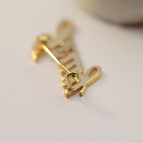 Name Brooch Pin Personalized Custom Made with Any Names for Women Girls Initial Gift 6