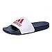 Produktbild adidas Adilette Shower Slides Unisex Schiebe-Sandalen , Cloud White Scarlet Victory Blue, 39 1/3 EU