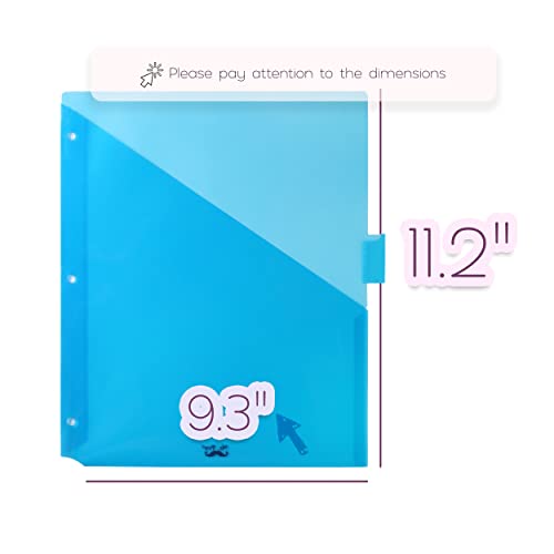 Mr. Pen- Binder Dividers with Pockets and Tabs, 8 Pack, Pocket Dividers for 3 Ring Binder with Tabs, Binder Dividers with Pockets, Dividers with Pockets, Binder Divider, Plastic Dividers with Pockets 3 319yjg8gLrL