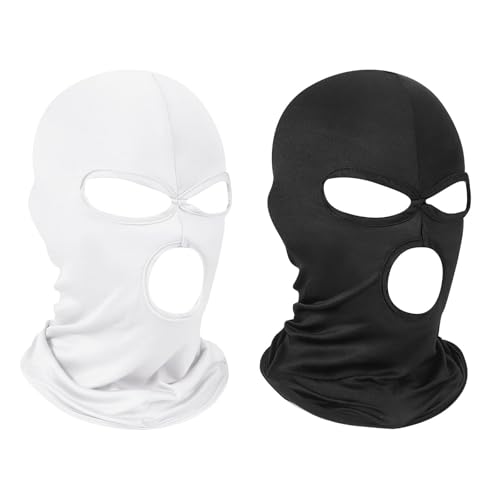 Image of Pukavt 3 Hole Balaclava Ski Mask for Men Women, Thin Full Face Mask