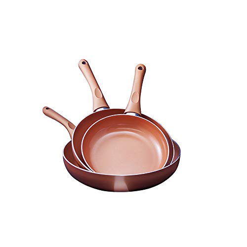HOUSEWARE JPWonline Juego de Sarténes 5pcs Cerámico Cobre