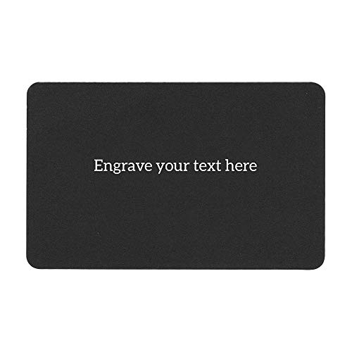 Dreambell Anodized Aluminum Fully Personalized Photo Text Custom Engraving Metal Wallet Mini Love Insert Message Note Card2