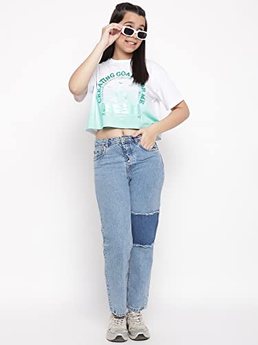 Image of Li'l Tomatoes Girls Cotton Relaxed Fit T-Shirt