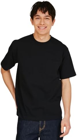 （09:00時点） Tシャツ 半袖 丸首 綿100% 丸胴仕様 タグレス仕様 ビーフィポケットTシャツ ビーフィー H5190-090-XL