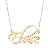 UMAGICBOX Personalized Eloise Name Necklace 18K...