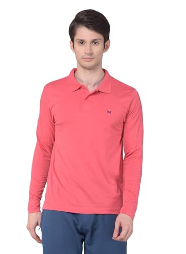 Image of Force NXT Polo Neck T-Shirt for Men Pack of 1 | Regular Fit T-Shirt for Men | Premium Super Combed Rich Cotton Polo Shirt | Men's Ultra Soft Full Sleeve T-Shirt