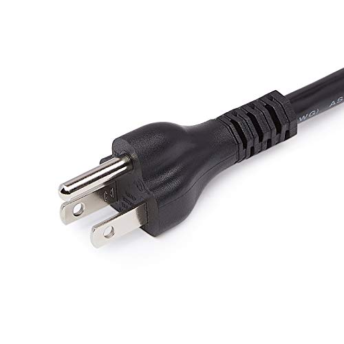 Image of Amazon Basics Indoor Extension Cord, 3 Prong Outlet Extender Power Cord, 13 Amps, 125V, 25 Foot, Black, 2-Pack