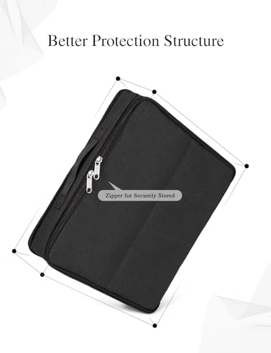 Bukere Sunglasses Organizer Case, 18 Adjustable Slots for Multiple Pairs Eyeglasses, Travel Glasses Holder Storage Box