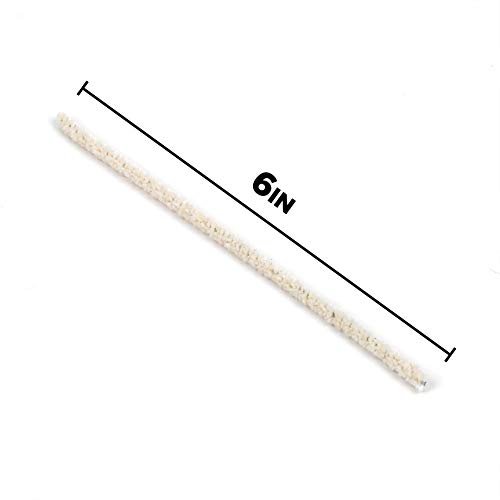 Lova 200 Pipe Cleaners for Pipe Smoking - Hard Bristle Pipe Cleaner for Glass Long White Pipe Cleaners for Cleaning - Tobacco Pipes & Accessories - Great Arts & Crafts and Repair Work - Thumbnail 7