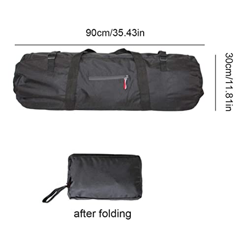 Bolsa para tienda de campaña impermeable - bolsa de almacenamiento con cremallera, asas, carga pesada de 20KG, plegable, anti-robo para camping miniatura 4
