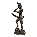 Pan Greek God of Nature Faunus Phallus Statue Sculpture Bronze Color 7 in