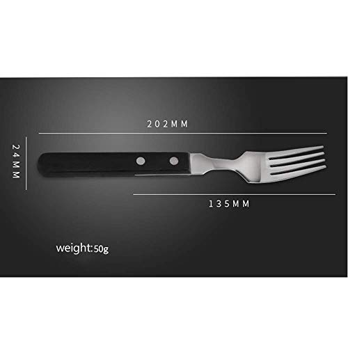QELEG 5 Pieces Granny Fork, Durable Resin Handles,7 inch