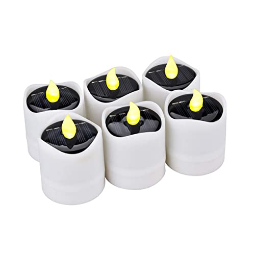 Velas Solares Creativas POPETPOP Luces LED Cálidas para Noches de Verano