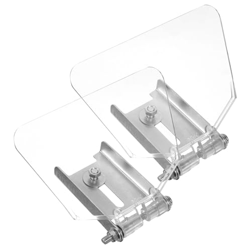 LIFKICH Stainless Steel Bench Eye Shield 2pcs Bench Shield Kit Secure Eye Protection Quick Assembly