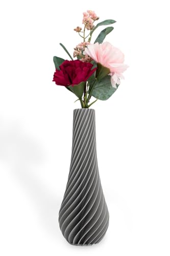 Vase design Spiral Two - Exclusif Martin Žampach - Vase - 10 couleurs - Durable - Gris clair
