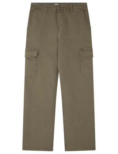 Springfield Nueva Camisa De Estructura con Bordado De Árboles, Caqui, 36