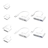 安心の日本企業 4in1 ライトニング SDカードリーダー microSDカード Lightning USB3.0 USB-C OTG/PD充電/写真/ビデオ/データ/イヤホン 双方向高速転送iPhone12/iPhone13/ iPhone14/iPad/PC/iphoneSE am8298