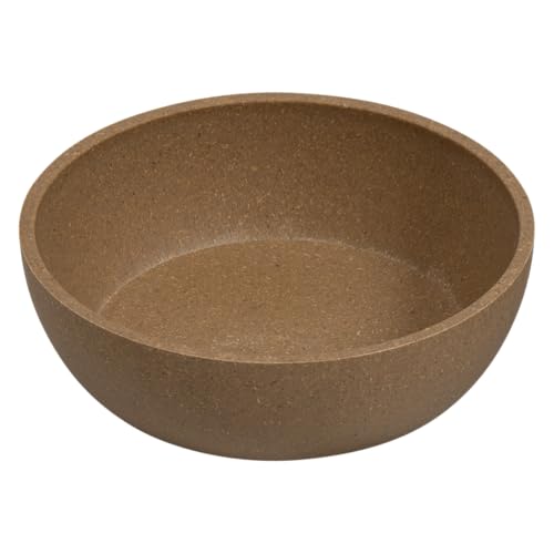 JACK AND VANILLA, Ciotola in bambù Ecologica Beige, Design Elegante, Antiscivolo, capacità 1000 ml, Ø17,5 x 5,7 cm, Ideale per Cani e Gatti, Pratica e Moderna, Modello Bon Appetit