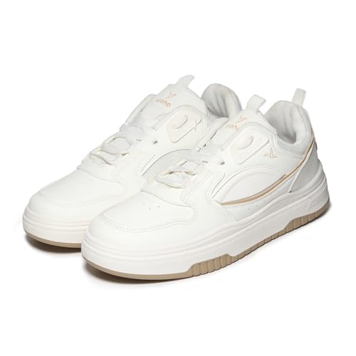 YOHO UrbanDash Sneakers for Woman | Strong Grip, Cushioned Insoles | Comfortable & Stylish for Everyday Use Shoes for Woman/Girls/Ladies -0907 | Walnut Frost - UK 7