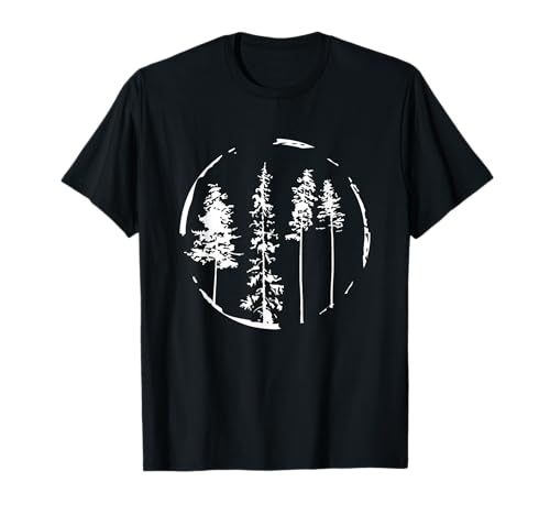 Bosque de pinos de Navidad, pinos Camiseta