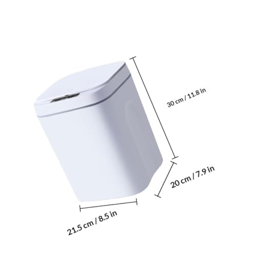 COHEALI Bote de basura automático 14L blanco miniatura 2
