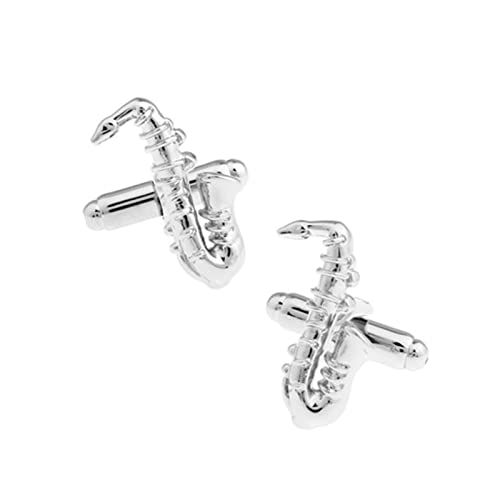 Mancuernillas Daesar Saxofón Vintage Plata