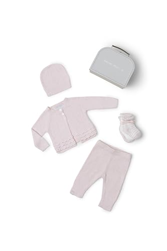 Image of Barefoot Dreams® CozyChic Lite® Heirloom Newborn Set, Pink, 0-3 Months