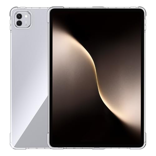 Effcotuo Funda para Honor Magic Pad 3 13.3' Cover Ultra Fina Silicona Transparente Soft TPU Carcasa Protector Airbag Anti-Choque Caso