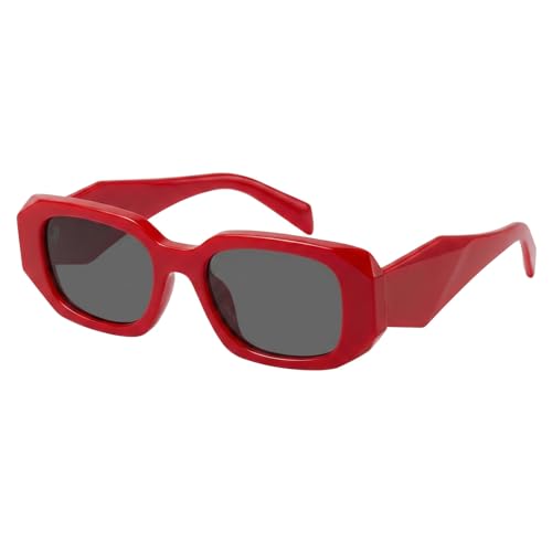 Image of mosanana Trendy Rectangle Sunglasses for Women Men-Goulding