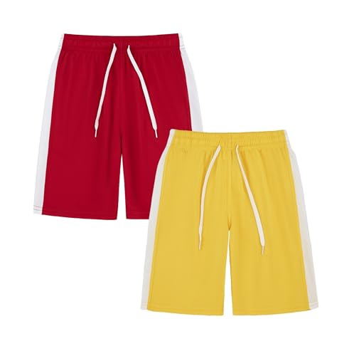 DANI CHINS Boys Loose Athletic Quick Dry Shorts Active Performance Mesh Shorts