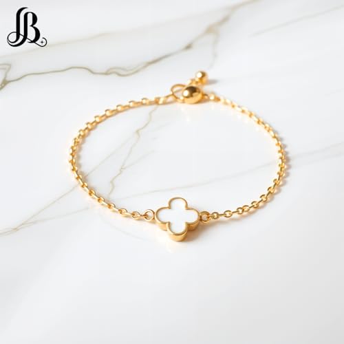 Clover Bracelets for Women | Designer Gold Four Leaf Bracelets | Lovely Jewelry Gift3