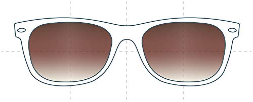 Replacement Sunglass Lenses Compatible for Ray-Ban RB3716 Clubmaster Metal 51mm (Non-Polarized SFx Edge Brown Gradient Hardcoat Pair)2
