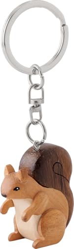 スリップオン(Slip-On) アニマルキーリング リス FRK-8801 動物 木製 ハンドメイド ギフトのサムネイル