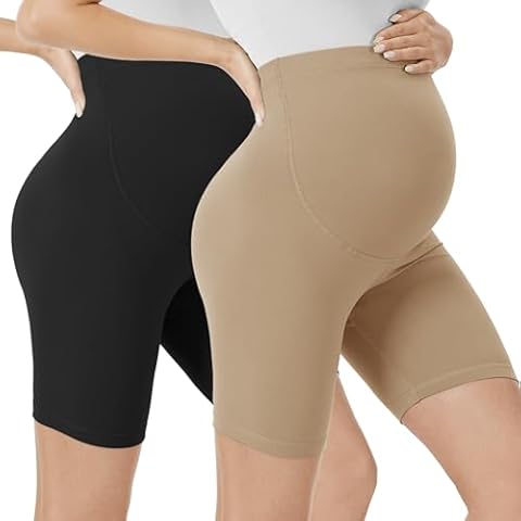VALANDY Buttery Soft Maternity Shorts Cover