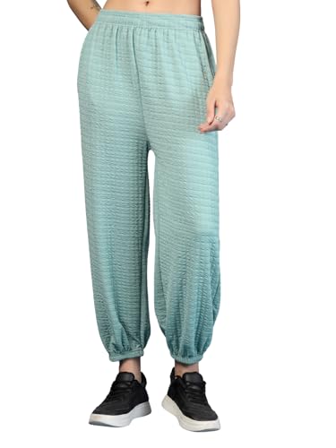 Image of UZARUS Women's Ultra-Soft Baggy Fit /Relaxed Fit Joggers with Side Pockets & Gripped Hem