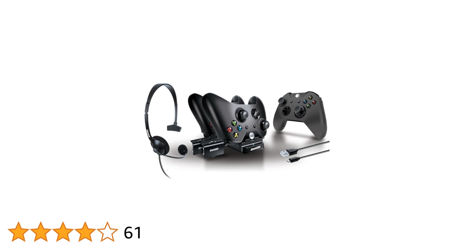 dreamGEAR XBOX ONE用 8 in 1プレイヤーキット ブラック TeleDynamics 8-Piece Advanced Gamer's Starter Kit Accessory