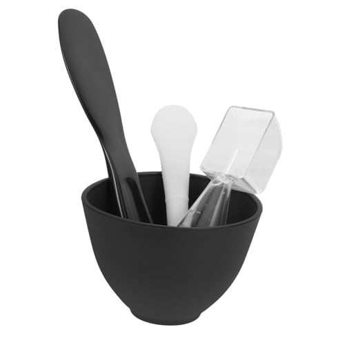 Healeved Diy Mask Bowl Set 4-piece Silicone Mixing Bowl Set Mask Applicator Skincare Tool Kit