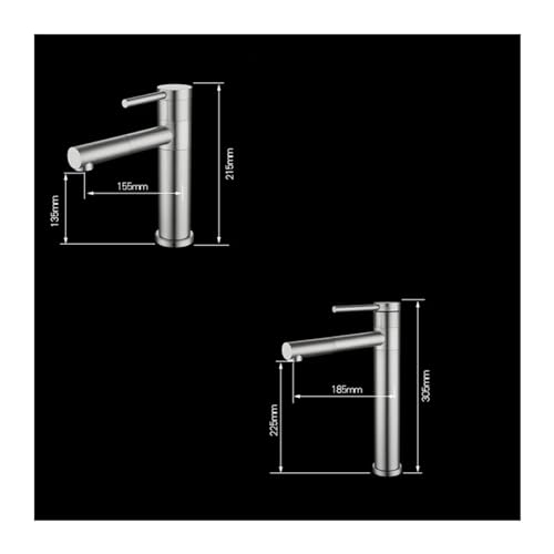 Robinet de cuisine en acier inoxydable brossé et durable - 5