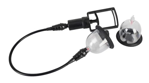 Bad Kitty Vibrating Nipple Clit- erotische Nippelsauger für Frauen und Paare, Vakuumpumpe mit Vibration für intensive Stimulation der Brustwarzen, transparent, 1 Stück (1er Pack)