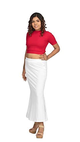 Image of Premium Cotton Saree Shapewear for Women Cotton Fishcut Saree Shapewear, Petticoat, Skirt for Women, Shapers for Womens Sarees
