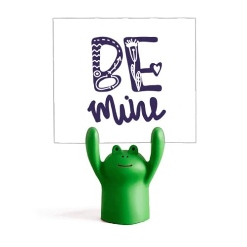 Mémo grenouille Be Mine avec pince porte-photo pour une organisation zen