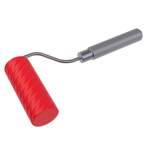 HofWerker Werkzeuge für Holzleim | Holzleim-Pinsel | Silikon-Schale, Leimrolle aus Silikon | Leim-Walze zur Verleimung von Holz, Leimpinsel (190 mm / 25 mm Breite) mit Spatel (2-teiliges Set)