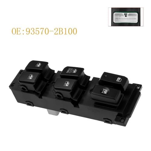 Interrupteur vitre électrique 93570-2B100 finition premium auto - 2